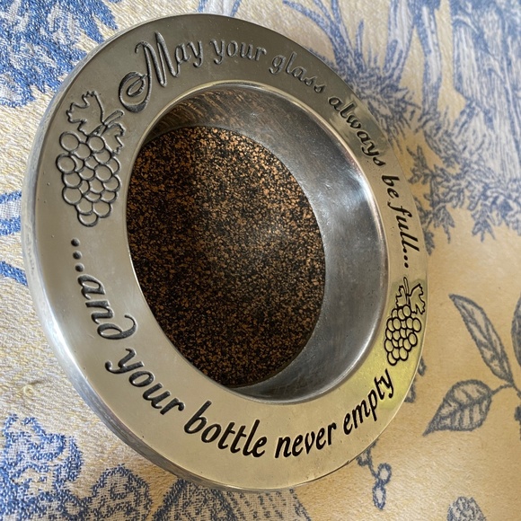 May Your Glass Always Be Full Wine Bottle Coaster - Picture 9 of 16